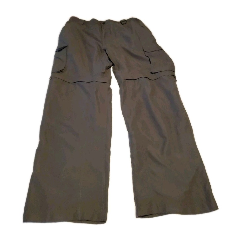 Boy Scouts Of America Pants Relaxed Sz M Green Convertible Lightweight Zip Off